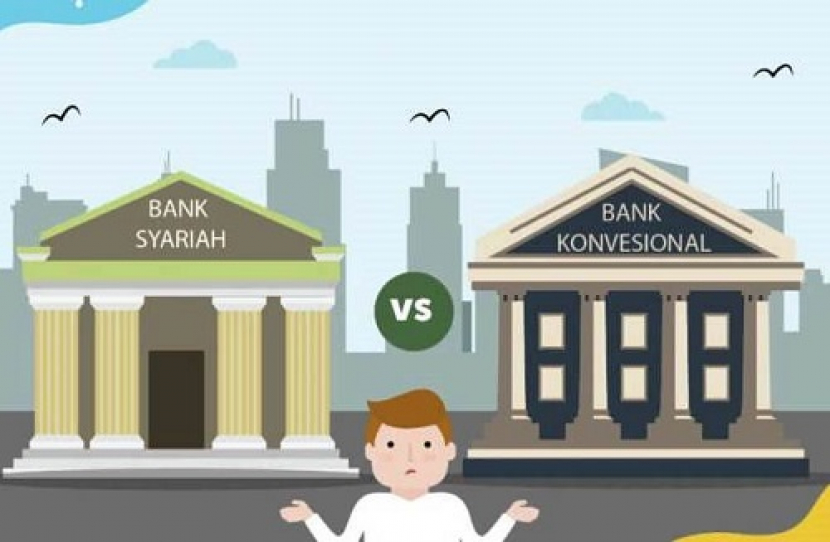 perbedaan bank konvensional dengan bank syariah adalah