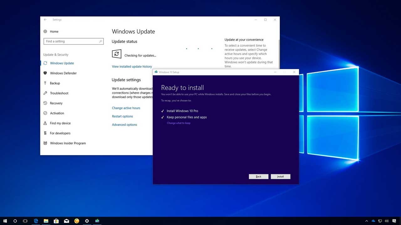 cara meng update windows 10 terbaru