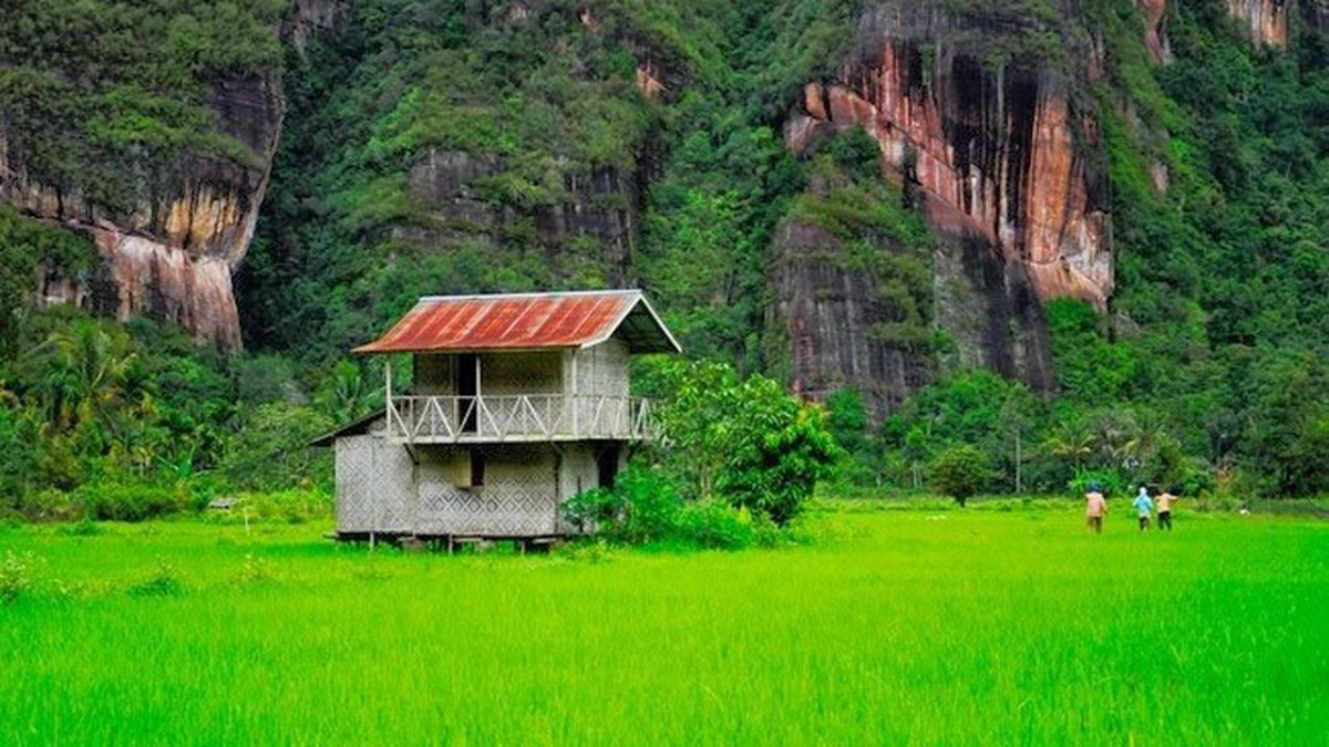 gambar rumah indah di desa