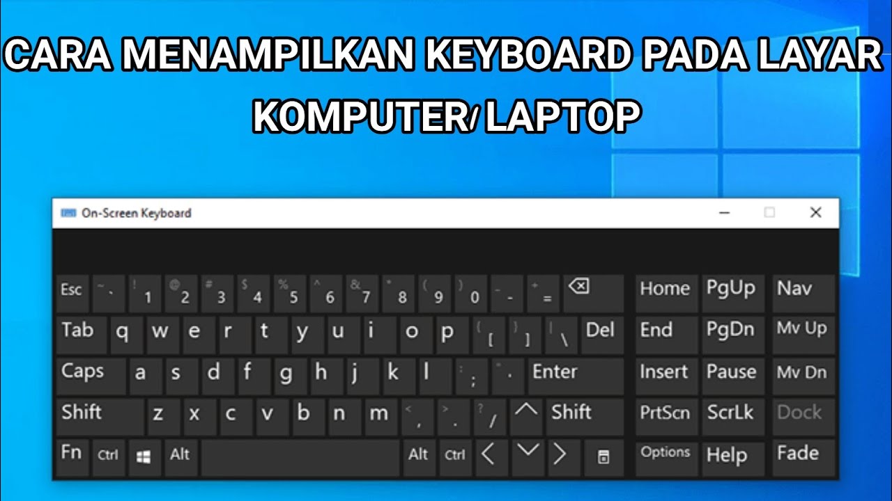 cara memunculkan keyboard di hp
