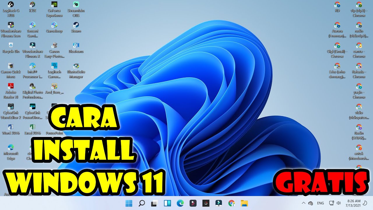 cara cara install windows 7 terbaru