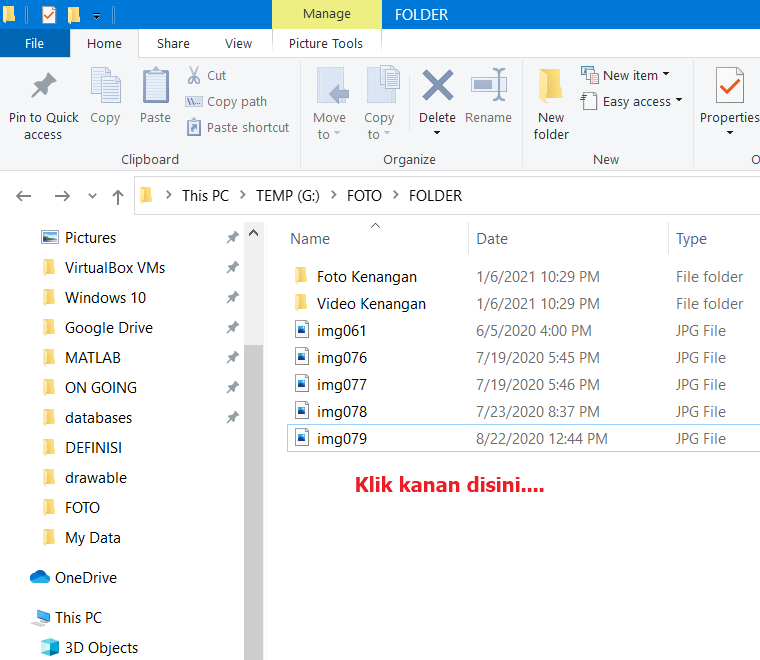 cara kunci folder di komputer
