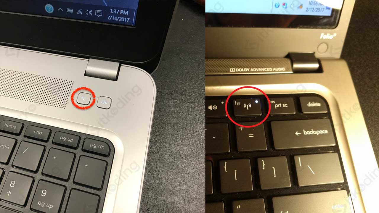 cara mengaktifkan wifi di laptop dengan keyboard