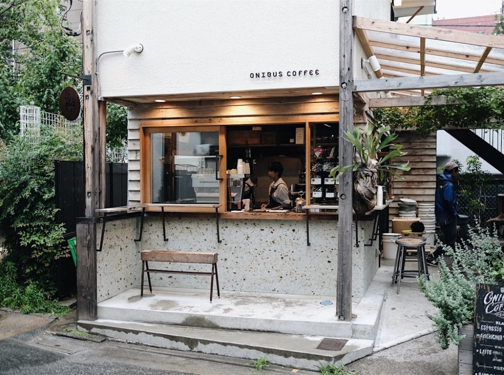 kopi warung desain sederhana cafe inspirasi jalan pinggir kafe lingkarwarna