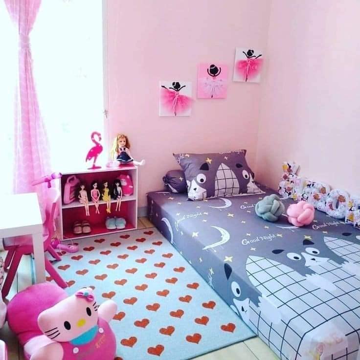 dekorasi kamar tidur anak perempuan